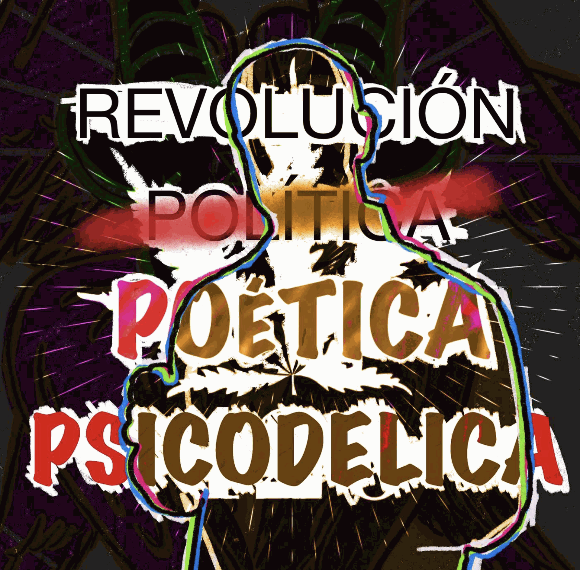 flyer with Albert Hoffman, that says psychedelic revolution 